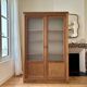 Armoire vitrée en chêne brut (rénovée)