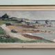 1962 Mid-Century Modern "Rockpools" Swedish Landscape Oil Painting, Framed