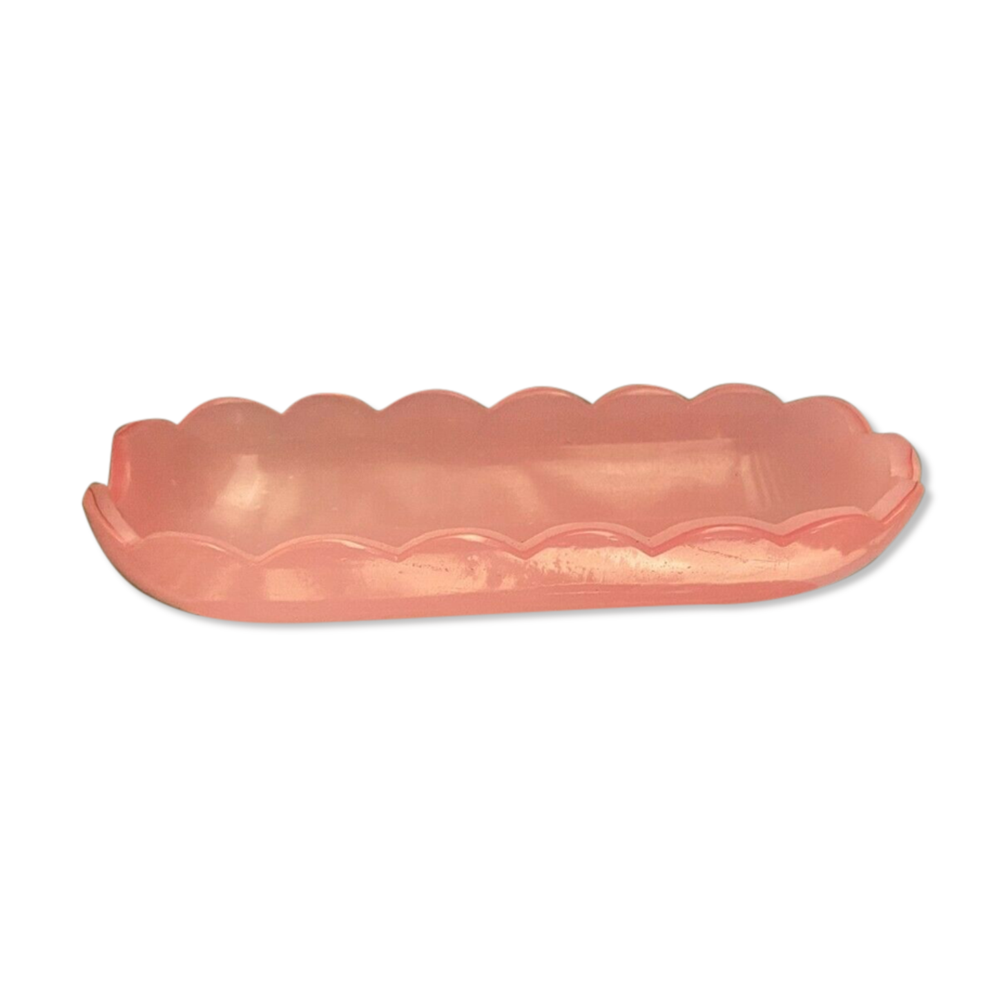 Pink opaline ashtray early twentieth century