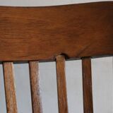 Office chair made of natural wood