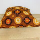 Vintage 70s flower cushion 38 x 38 cm