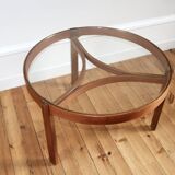 Scandinavian coffee table vintage teak Nathan