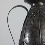 Rare hand-forged metal pitcher and craftsmanship from France.