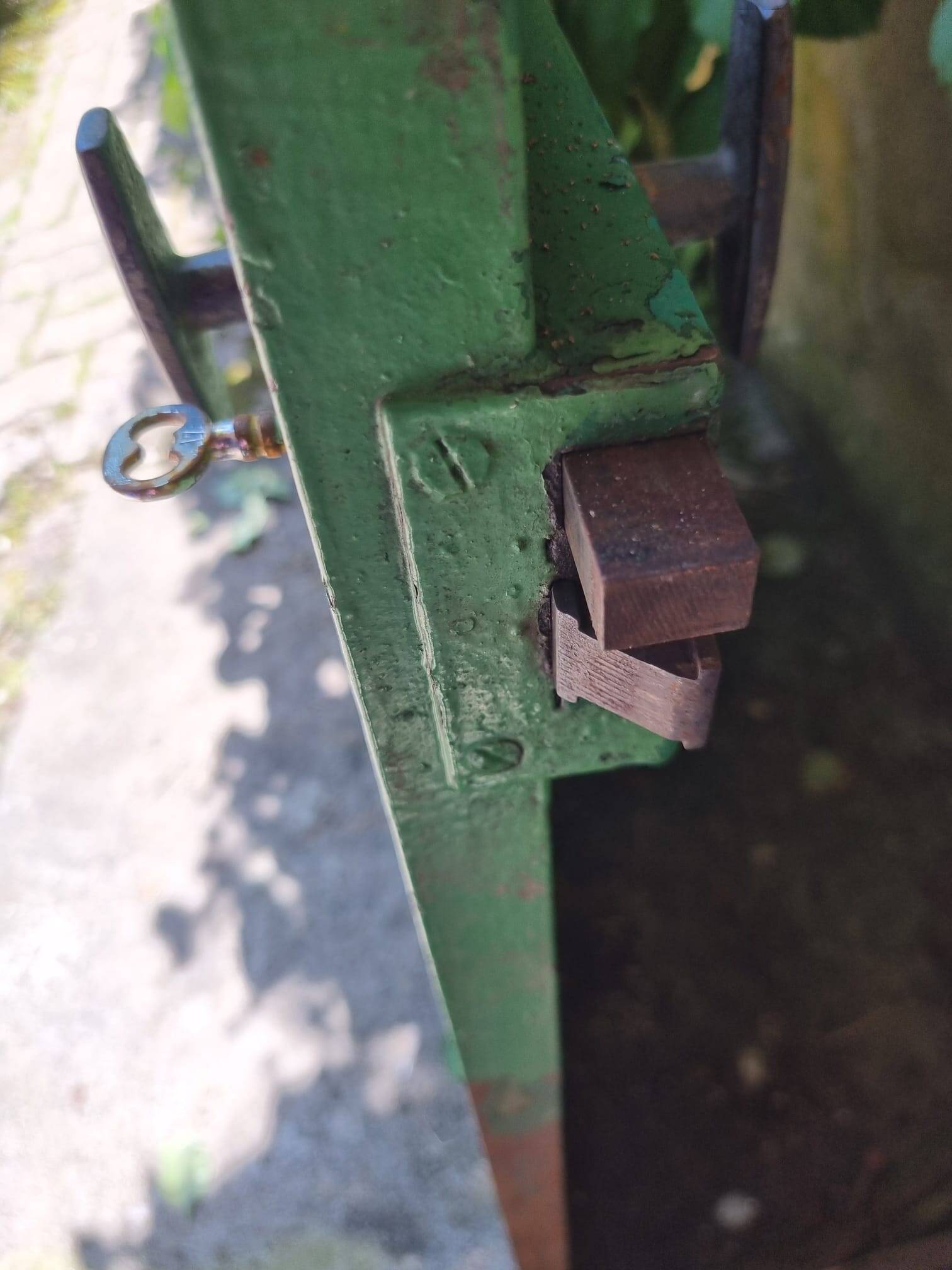 Workshop/industrial style steel door