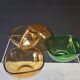 Set of 4 coloured glass bowls / ramekins from Duralex in very good condition.