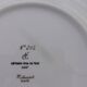 Collectible plate in Limoges kiln blue porcelain