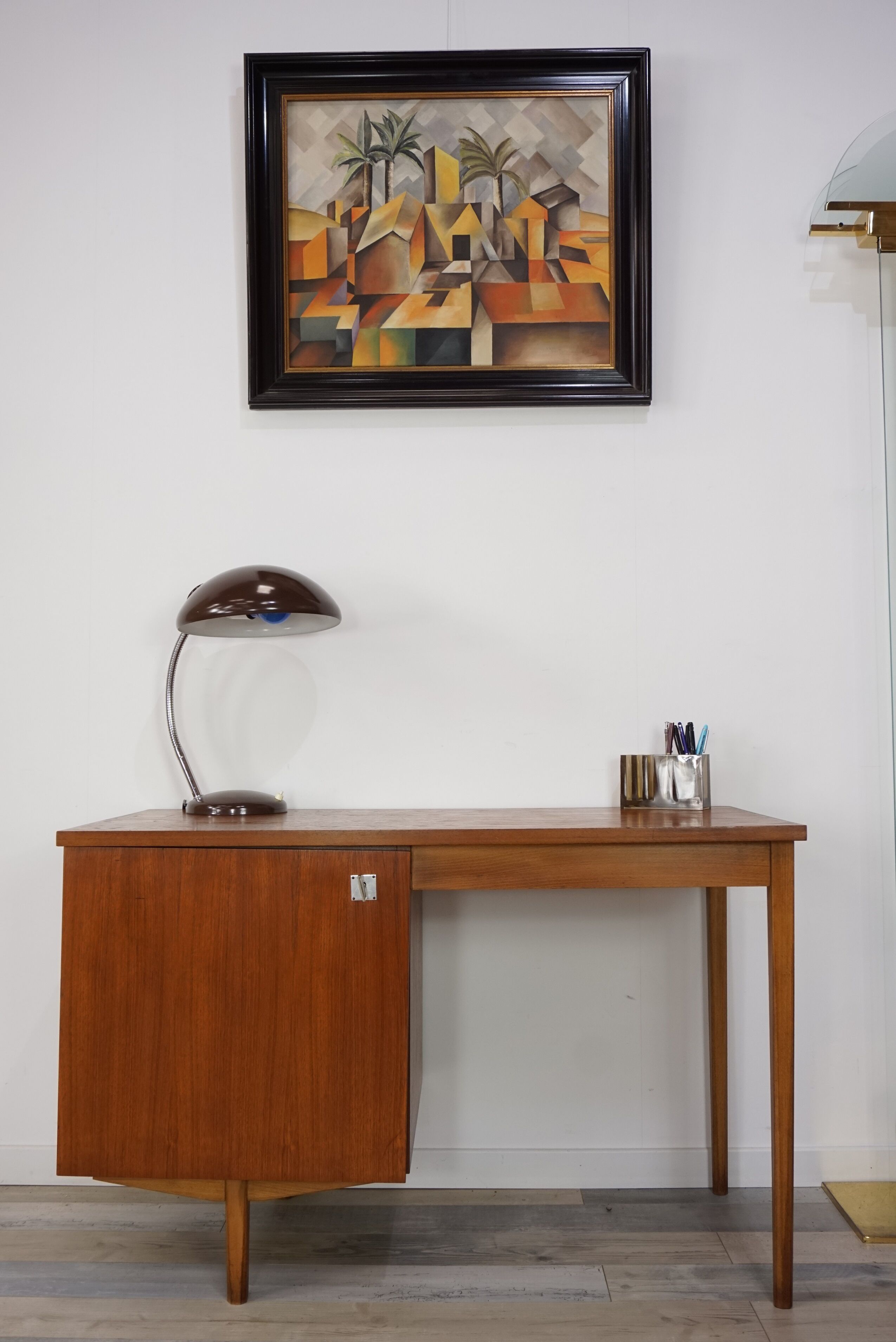 Teak desk 50s - 60s by CombinEurop