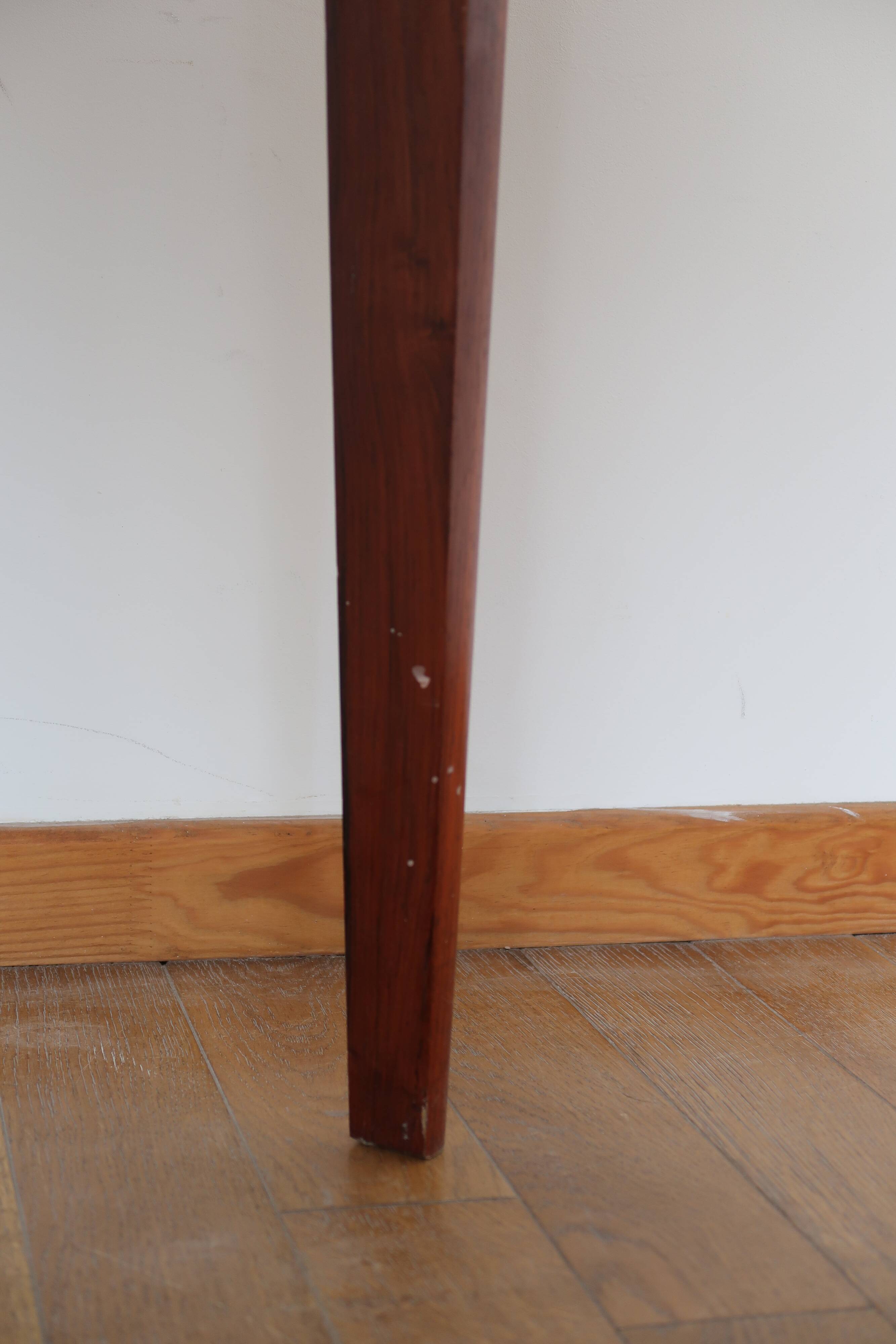 Round table extendable rosewood