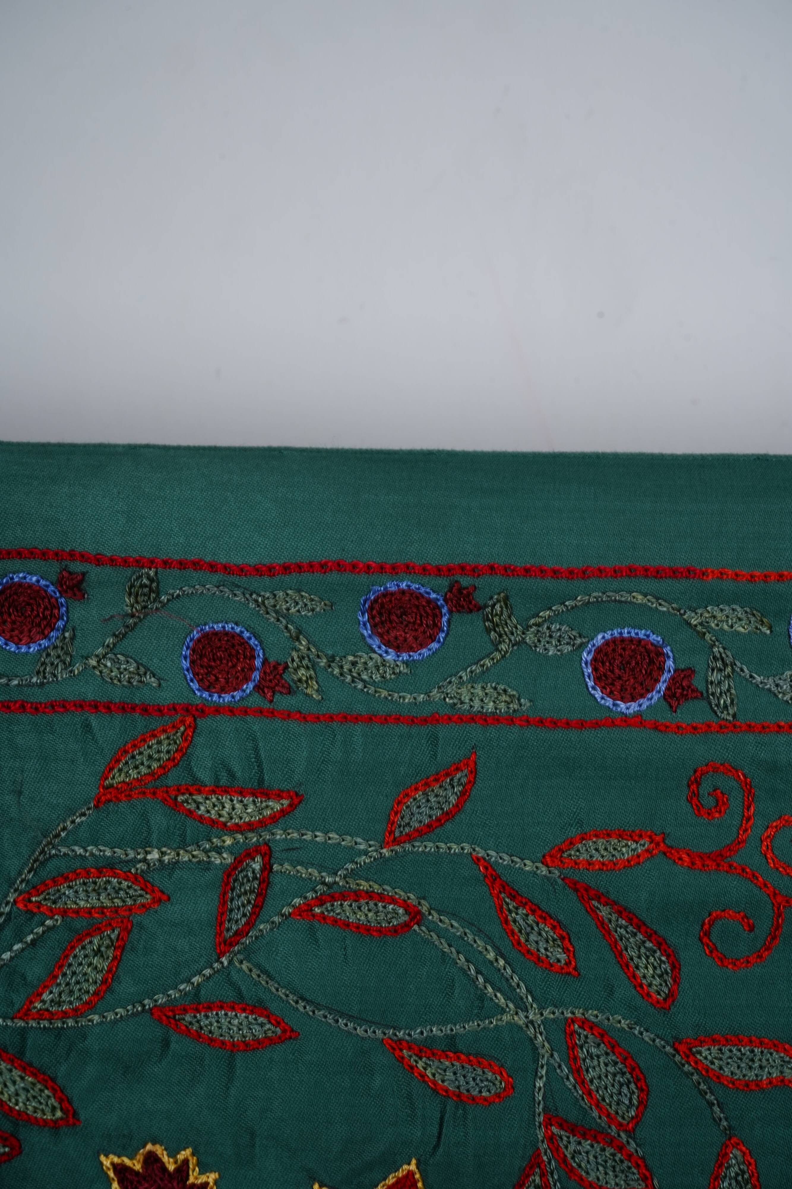 Hand-knotted rug, vintage Turkish rug 53x190 cm