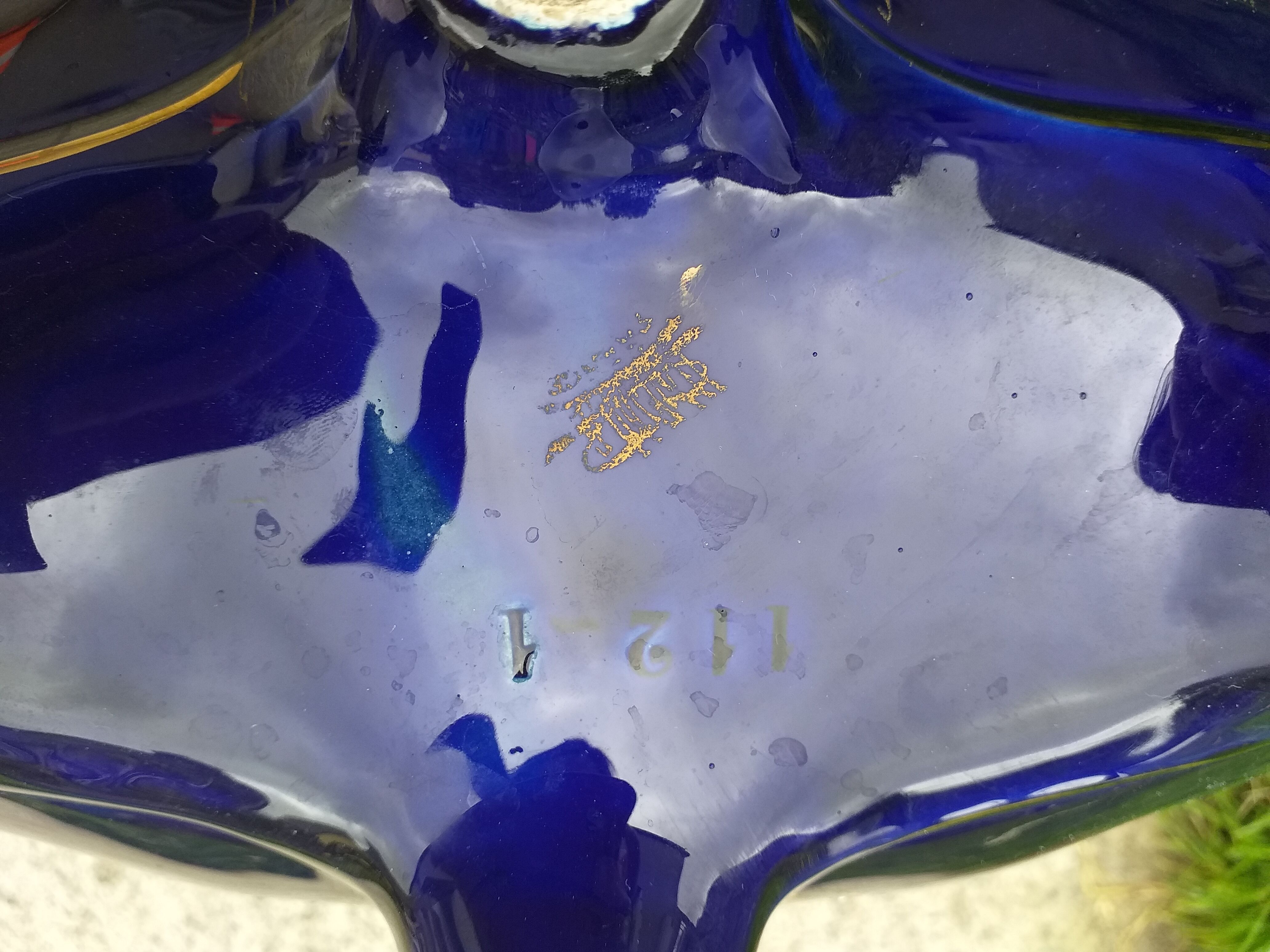 Sarreguemines earthenware garden 1900