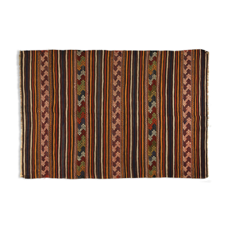 Anatolian handmade kilim rug 225 cm x 151 cm