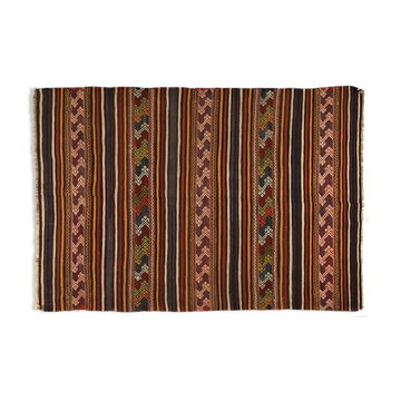Anatolian handmade kilim rug 225 cm x 151 cm