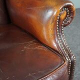 Sheepskin armchair
