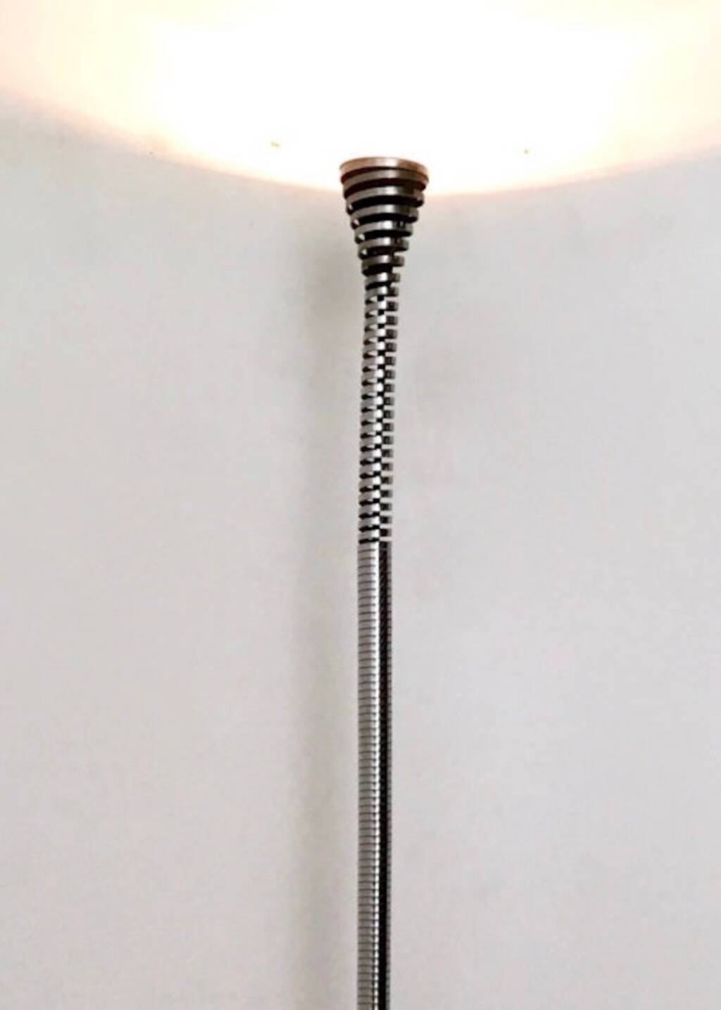 Steel Floor Lamp by Eleonore Peduzzi Riva for Candle, Italy