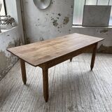 1950s oak butcher's farm table