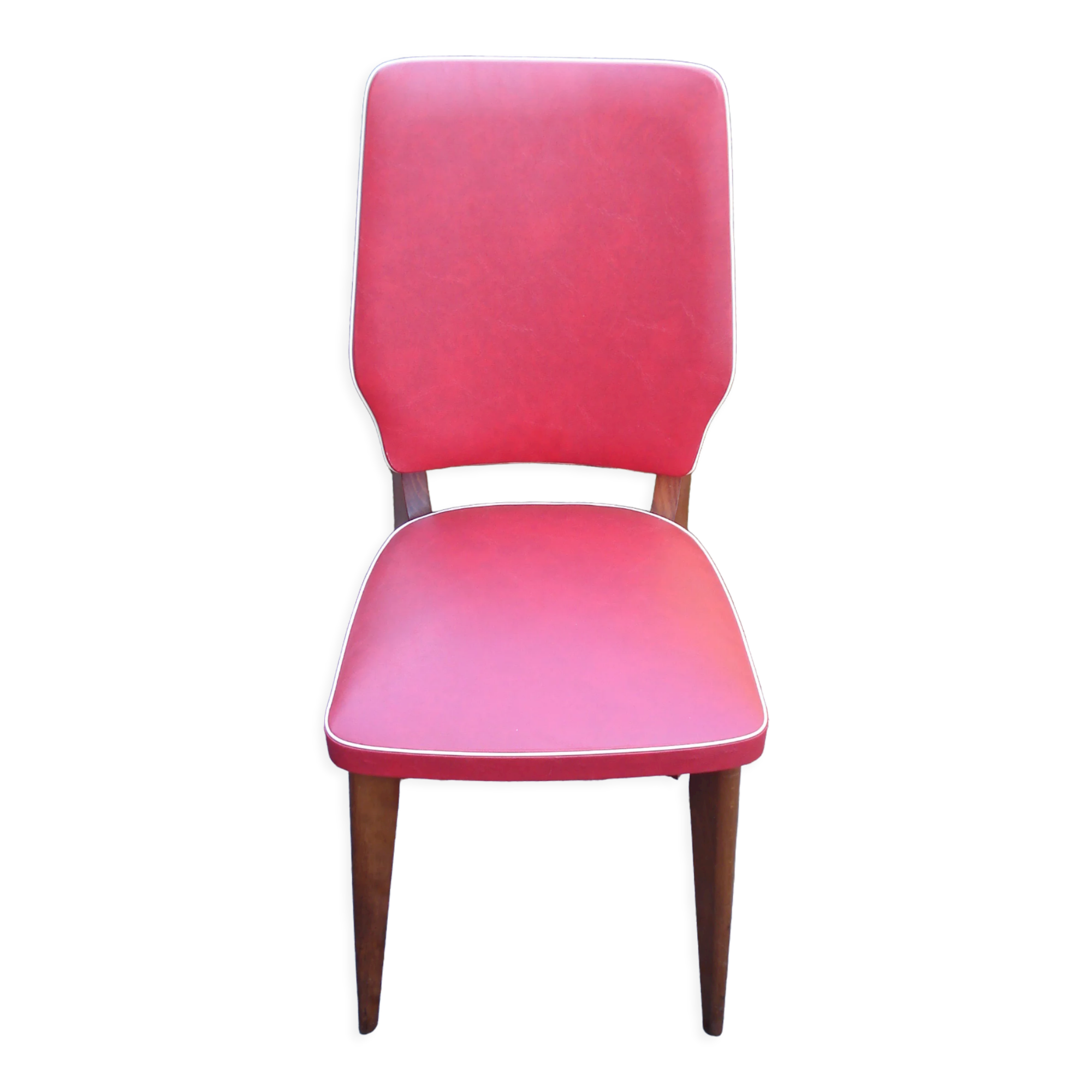 Pair of vintage red chairs