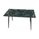 Vintage resin coffee table with a marble effect.