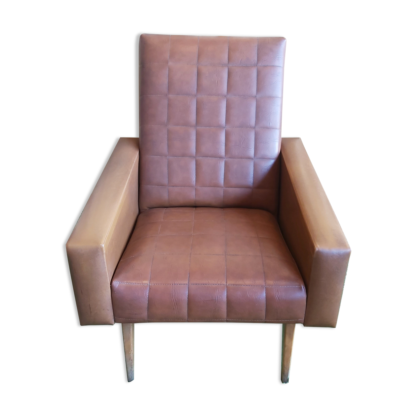 Vintage skai armchair from the 50s/60s