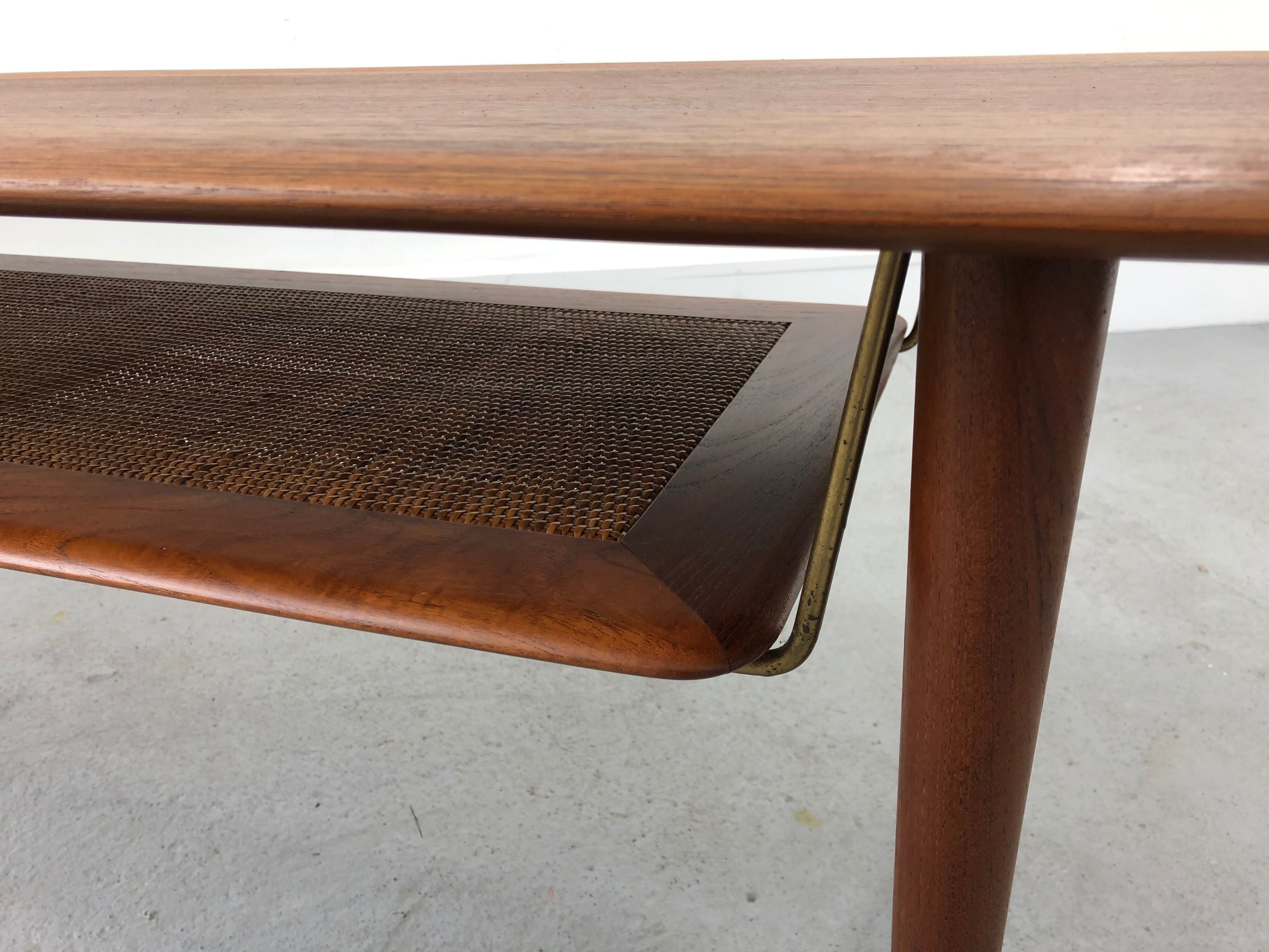 FD 516 coffee table by Peter Hvidt & Orla Mølgaard-Nielsen for France & Son, Denmark, 1960s