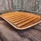 Vintage french asparagus tray, majolica of Sarragamines