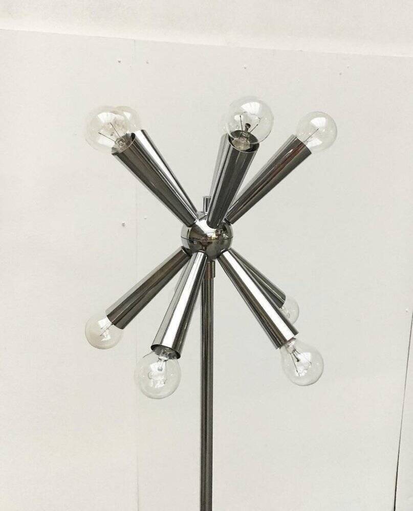 Lampadaire étoile de l'ère spatiale allemande du milieu du siècle, années 1960
