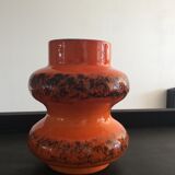 Scandinavian vase from the 60s in glazed ceramic