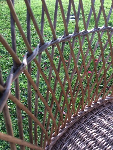 Armchair in rattan 1960-1970