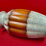 Modernist vase gadrons sheurich 205-40 lava orange w.germany vintage alle