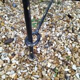 3 wrought iron garden chairs