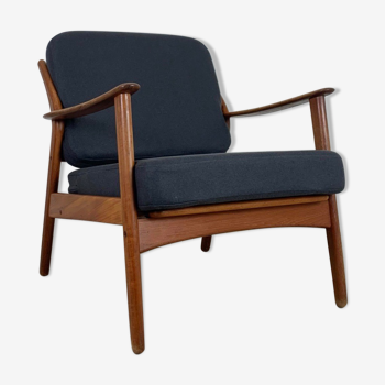 Danish MidCentury Teak Easy Chair by Niels Kofoed, 1960s