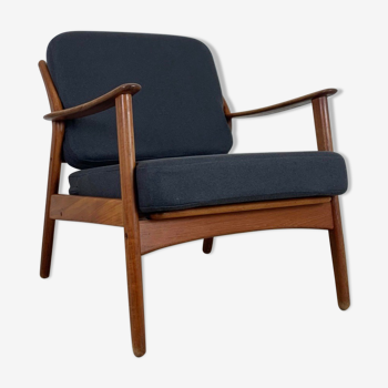 Fauteuil en teck par Niels Kofoed années 1960