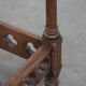 Elegant antique oak side table in Gothic style from the mid-19th century