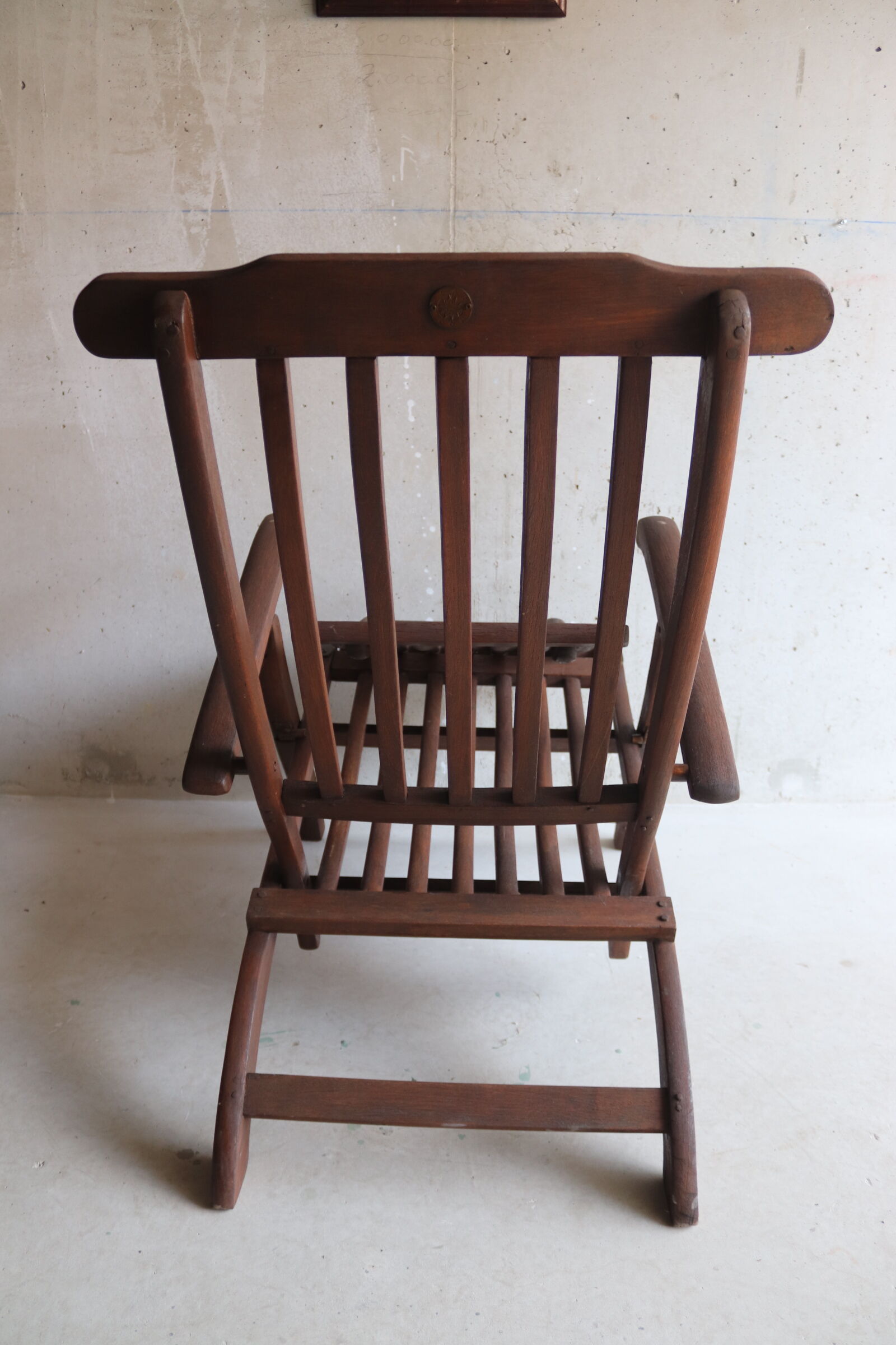Chaise longue de jardin vintage