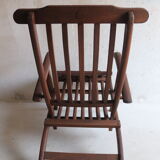 Vintage garden chaise longue