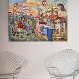 Painting The Lovers of Montmartre - Yvan Philmer