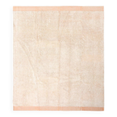 Tapis Oushak vintage fait main beige orange pâle 8x10