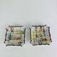 Pair of abstract ceramic ashtrays from the 1960s.