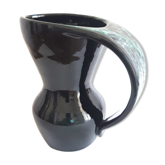 Vintage ceramic pitcher 50/60 signed Carlos Fernandez