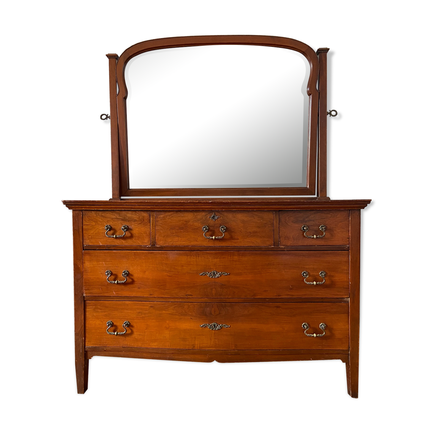 Austrian chest of drawers with mirror