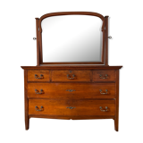 Austrian chest of drawers with mirror