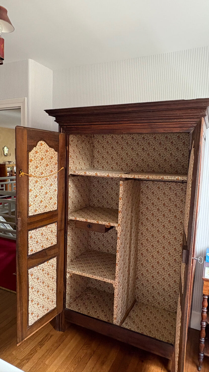 Walnut wardrobe
