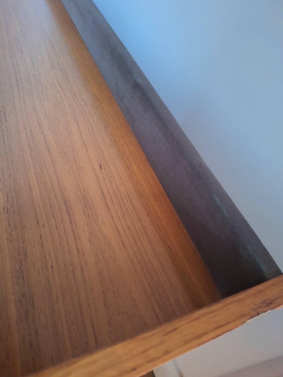 Vintage sideboard, old television cabinet, retro dressing table