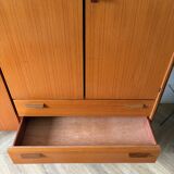 Vintage Scandinavian teak wardrobe