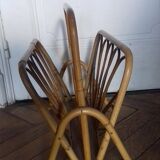 Magazine rack Wicker bamboo