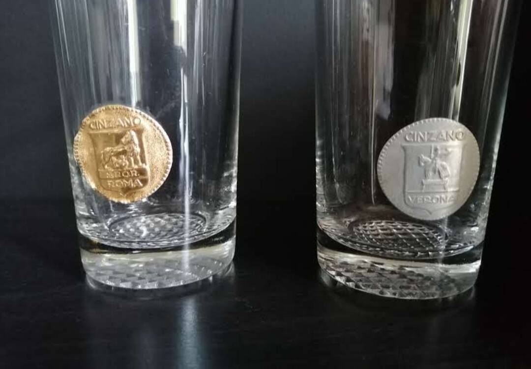 Lot de verres vintage italiens
