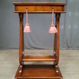 Side table with lyre base