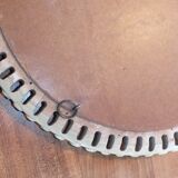 Wooden round mirror 46x46cm