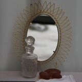 Gilded metal mirror