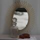 Gilded metal mirror