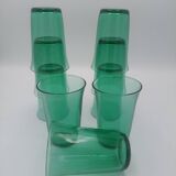 Lot of advertising glasses Huile Lesieur